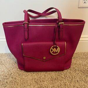 Michael Kors Pink Tote Bag